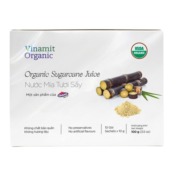 Nước mía tươi sấy organic 100g