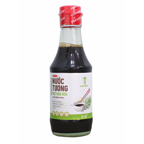 Nước tương mật hoa dừa Sokfarm 200ml