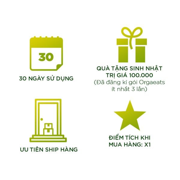 Gói thành viên orgaeats