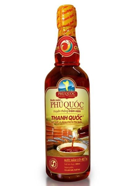 Nước mắm chỉ dẫn địa lý Phú Quốc Thanh Quốc 43 độ đạm 520ml