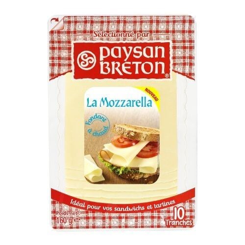 Phô mai Mozzarella Paysan Breton lát 160G