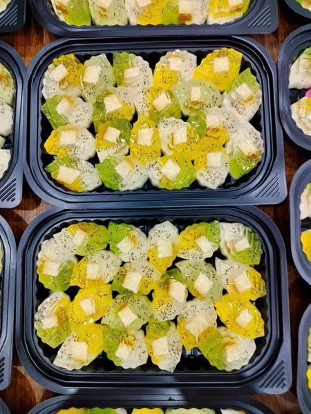 Rau câu dừa flan - hộp 20 cái