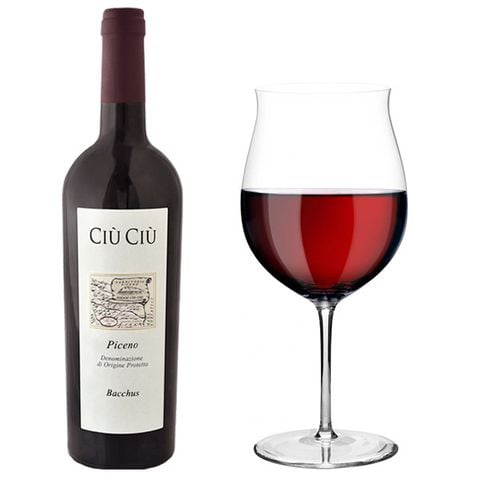 Vang đỏ hữu cơ ciu ciu picenno bacchus 750ml