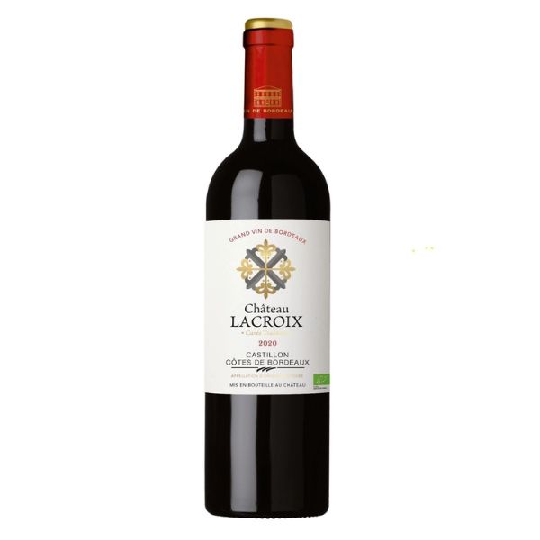 Rượu vang chateau lacroix castillon cotes de bordeaux 2020 750ml