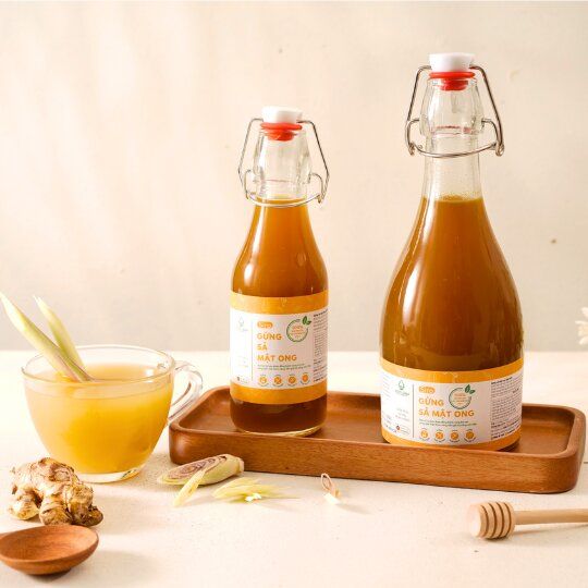 Siro Gừng Sả Mật Ong Hanuti