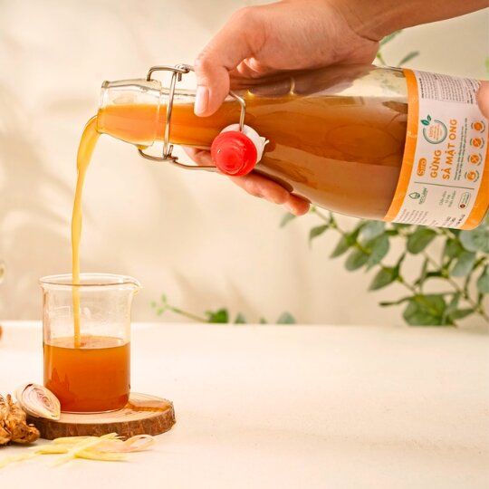 Siro Gừng Sả Mật Ong Hanuti