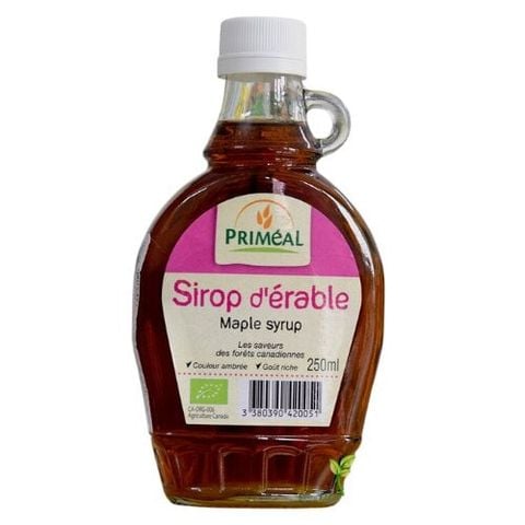 Siro Maple cây phong hữu cơ Primeal 250ml