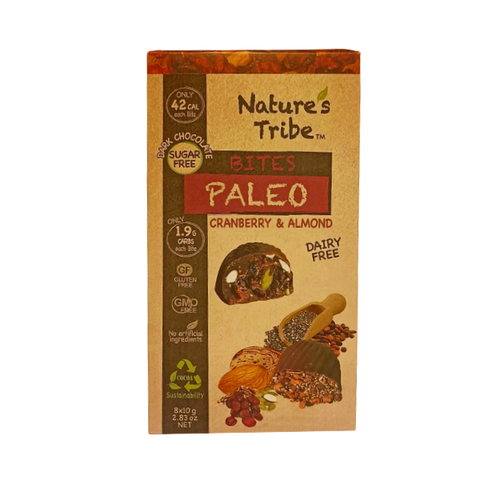 Socola đen paleo dạng viên không đường natures tribe 88g