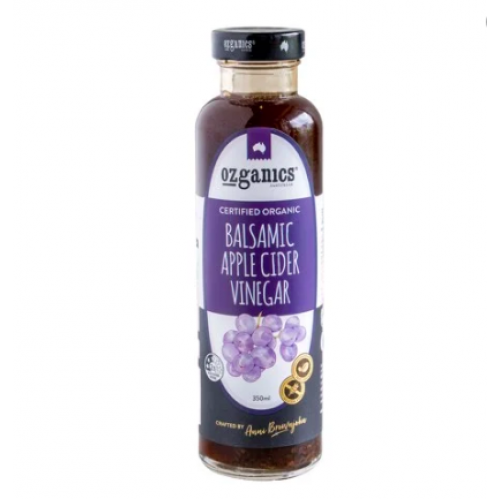 Sốt salad hữu cơ vị giấm balsamic ozganics 350ml