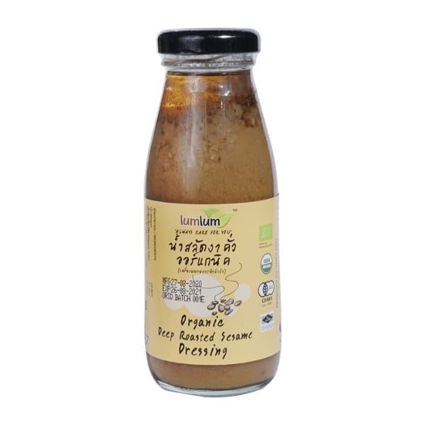 Sốt mè rang hữu cơ lumlum 175ml