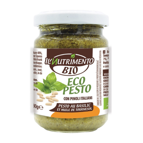 Sốt pesto thuần chay hữu cơ 130g ii nutrimento