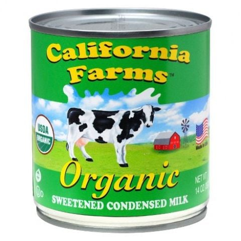 Sữa đặc có đường hữu cơ california farms 397g
