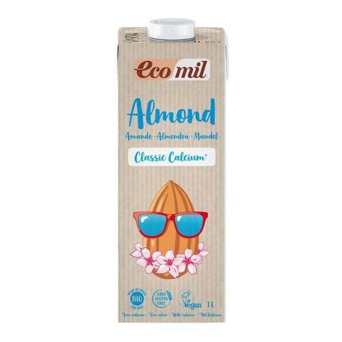 Sữa hạnh nhân hữu cơ classic calcium ecomil 1l