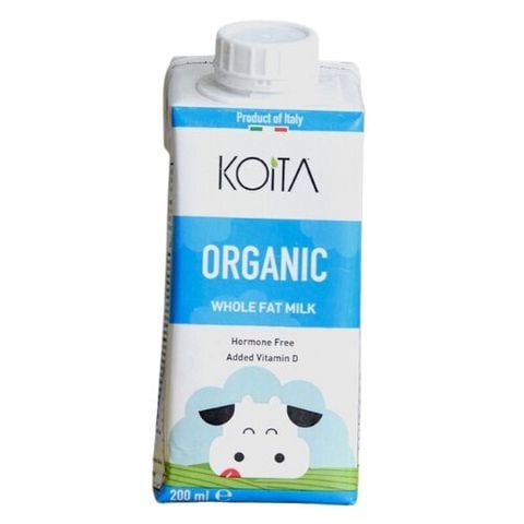 Sữa bò hữu cơ nguyên kem Koita 200ml