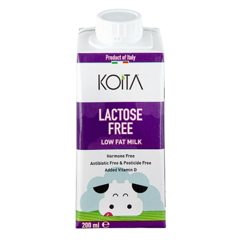 Sữa bò lactose free Koita 200ml
