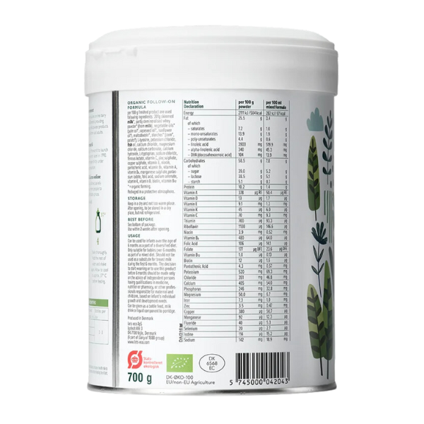 Sữa công thức hữu cơ Let's Eco số 2 700g (từ 6-9 tháng tuổi)