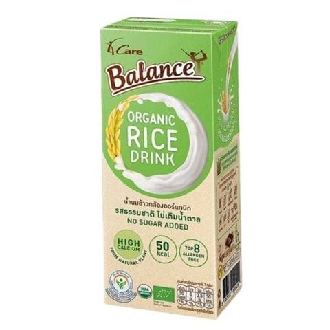 Sữa gạo hữu cơ không đường Balance - 180ml