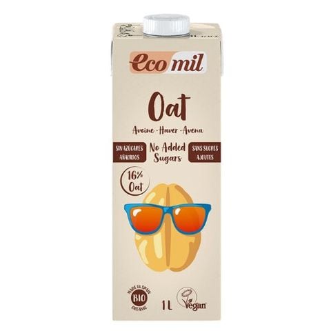 Sữa nước yến mạch không đường Ecomil 1L