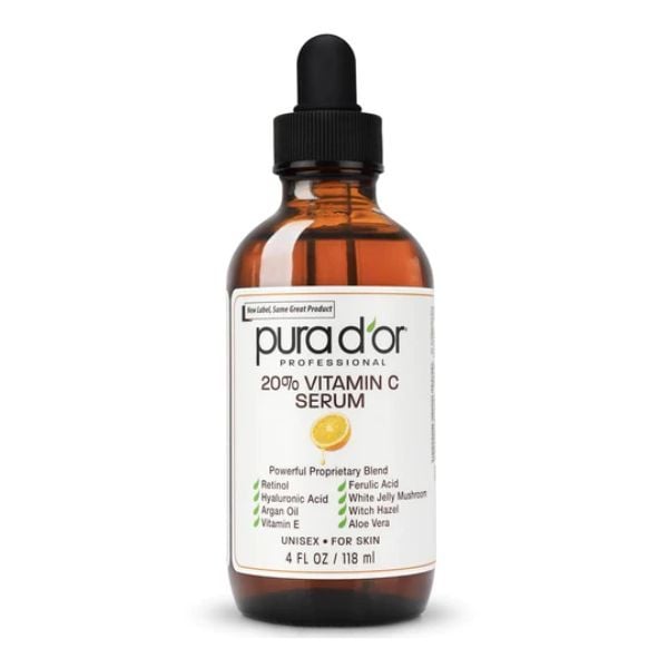Serum Vitamin C chống lão hóa PURA D’OR 20% Vitamin C Serum 4 fl oz 118ml
