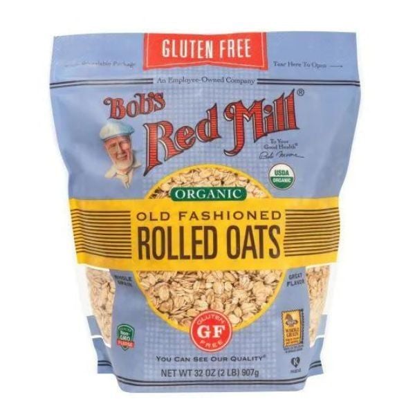 Yến mạch hữu cơ cán vừa gluten free Bob's Red Mill 907g