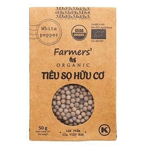 Tiêu sọ hữu cơ Farmers Organic túi 50g