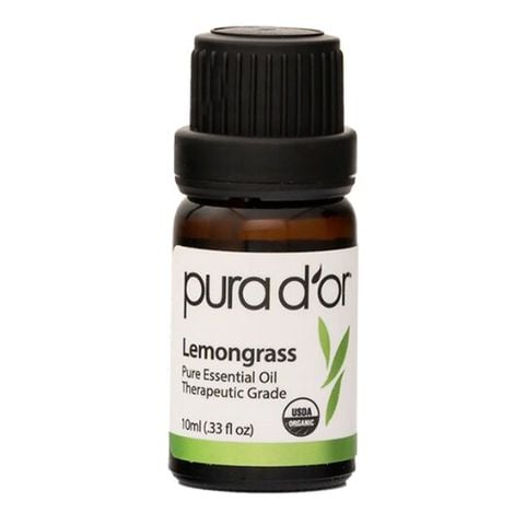 Tinh dầu hữu cơ Pura D'or Lemongrass (Sả chanh) 10ml