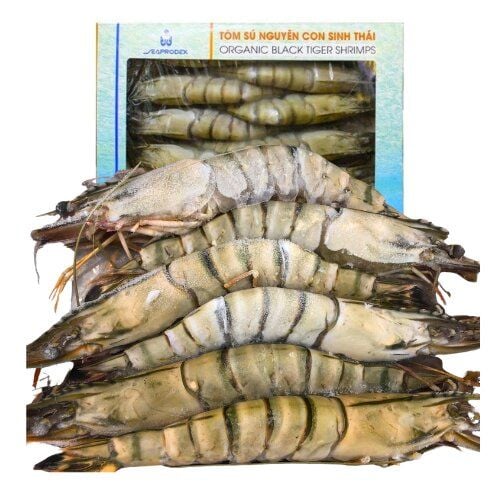 Tôm Sú Sinh Thái Nguyên Con Hữu Cơ Seaprodex - 500g