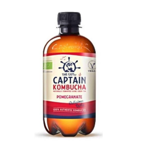 Trà dưỡng sinh kombucha hữu cơ vị lựu 400ml