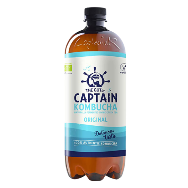 Trà kombucha hữu cơ the gutsy captain vị truyền thống