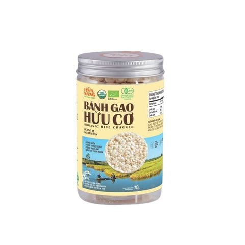 Bánh Gạo Hữu Cơ Hoa Nắng Vị Nguyên Bản 70g