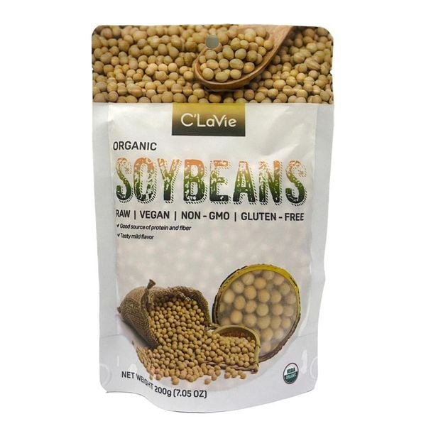 HẠT ĐẬU NÀNH HỮU CƠ C'LAVIE 200G