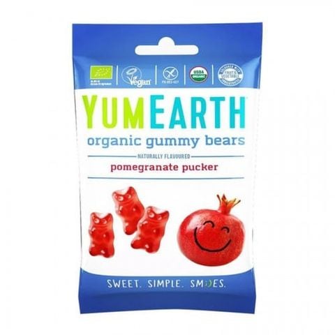 Kẹo dẻo hữu cơ hình gấu vị trái cây yumearth - 50g