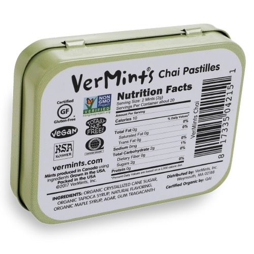 Kẹo Hữu Cơ Vị Cafe Express Vermints 18g