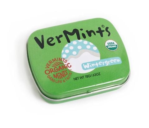 Kẹo Hữu Cơ Vị Cây Lộc Đề Xanh Vermints 18g