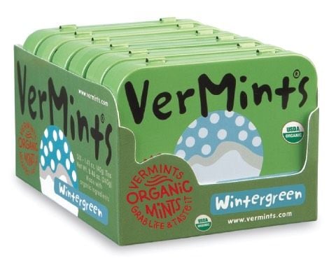 Kẹo Hữu Cơ Vị Cây Lộc Đề Xanh Vermints 40g