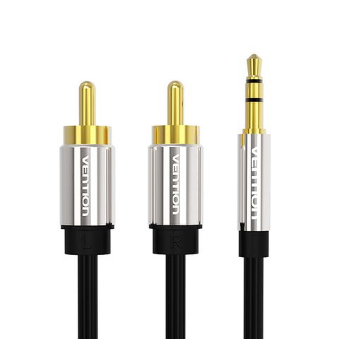Cáp Audio 3.5mm Male to 2RCA Male Vention 1.5m BCFBG