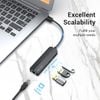 Cáp chuyển USB 2.0 to LAN (10/100)+Hub 3 port USB 2.0 Vention CHPBB