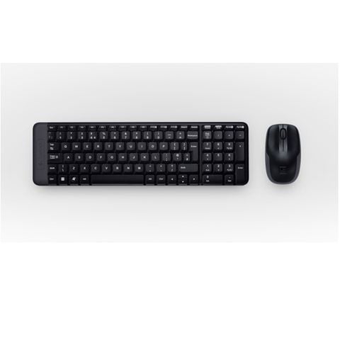 Bộ bàn phím chuột không dây Logitech MK220 USB-Wireless