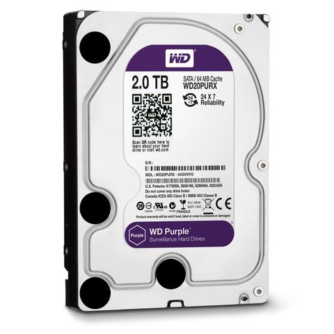 Ổ cứng Western Purple 2Tb SATA3 64Mb