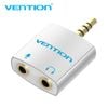 Đầu chuyển  Vention Audio 4 Pole 3.5mm Male to 2*3.5mm Female BDBW0