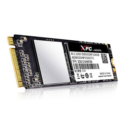 Ổ SSD Adata XPG SX6000 Lite 256GB NVMe PCIe M2.2280 (đọc: 1800MB/s /ghi: 900MB/s)