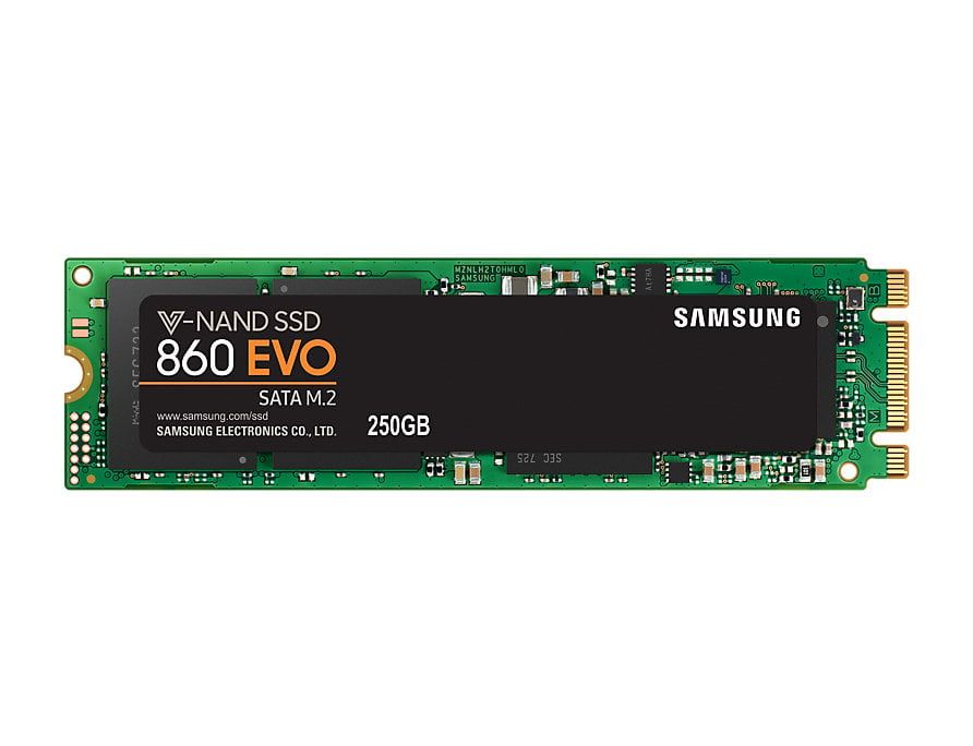 Ổ SSD Samsung 860 Evo 250Gb M2.2280 (đọc: 550MB/s /ghi: 520MB/s)