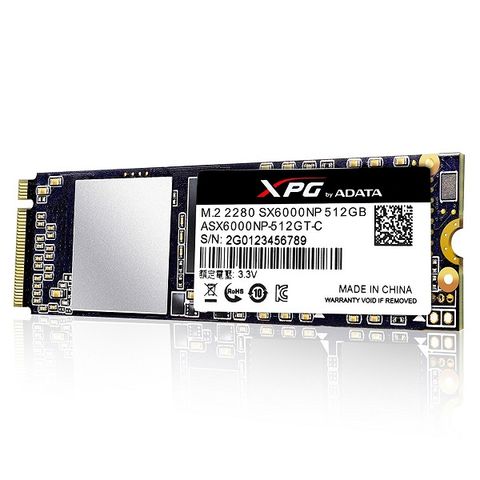 Ổ SSD Adata SX6000NP Lite 512Gb M2.2280 NVMe (đọc: 1800MB/s /ghi: 1200MB/s)