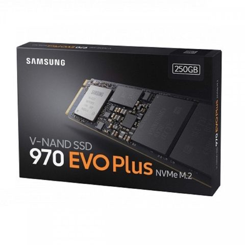 Ổ SSD Samsung 970 Evo Plus 250Gb PCIe 3.0x4, NVMe M2.2280 (MZ-V7S250BW) (đọc: 3500MB/s /ghi: 2300MB/s)