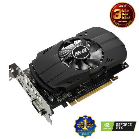 Cạc đồ họa Asus PH-GTX1050Ti-4G (NVIDIA Geforce GTX 1050Ti/ 4Gb/ GDDR5/ 128Bit)