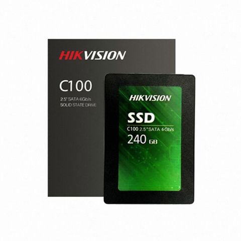 Ổ SSD Hikvison C100 240Gb SATA3 (đọc: 550MB/s /ghi: 502MB/s)