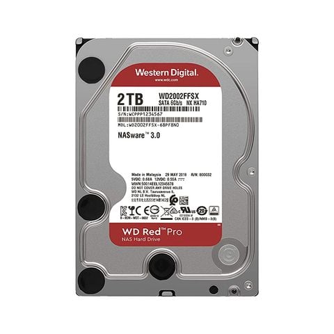 Ổ cứng Western Red Pro 2Tb 7200rpm 64Mb