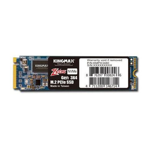 Ổ SSD Kingmax PQ3480 128Gb PCIe NVMe Gen3x4 M.2 2280 (đọc: 2200MBps /ghi: 600MBps)