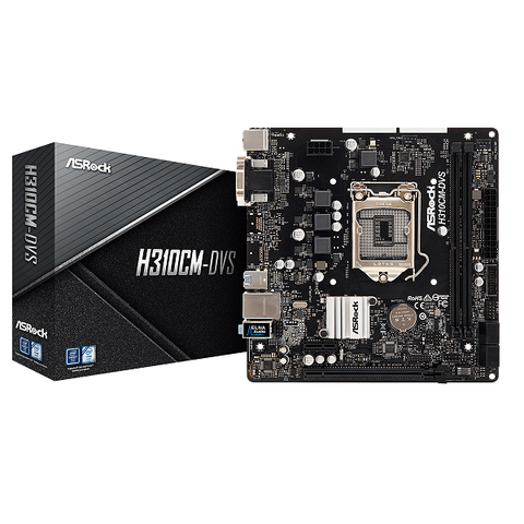 Bo mạch chủ Asrock H310CM-DVS (Chipset Intel H310/ Socket 1151/ VGA Onboard)