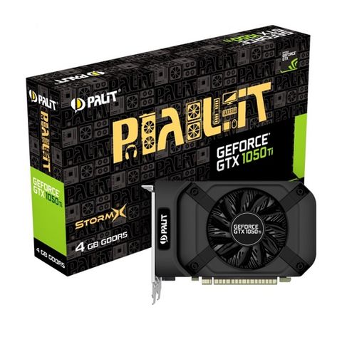 Cạc đồ họa Palit GTX1050Ti 4G STORMX (NVIDIA Geforce GTX 1050Ti/ 4Gb/ GDDR5/ 128Bit)